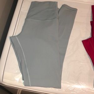 Blue Cast Align Lululemon 7/8 Pant